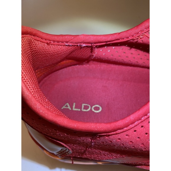 ALDO Red Air Cushion Slip-on & Hook And Loop Closure Running Shoes Size 8 Red - Picture 9 of 9